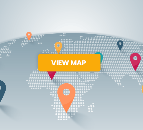 Map of HERTZ rental desk at Malaga Airport